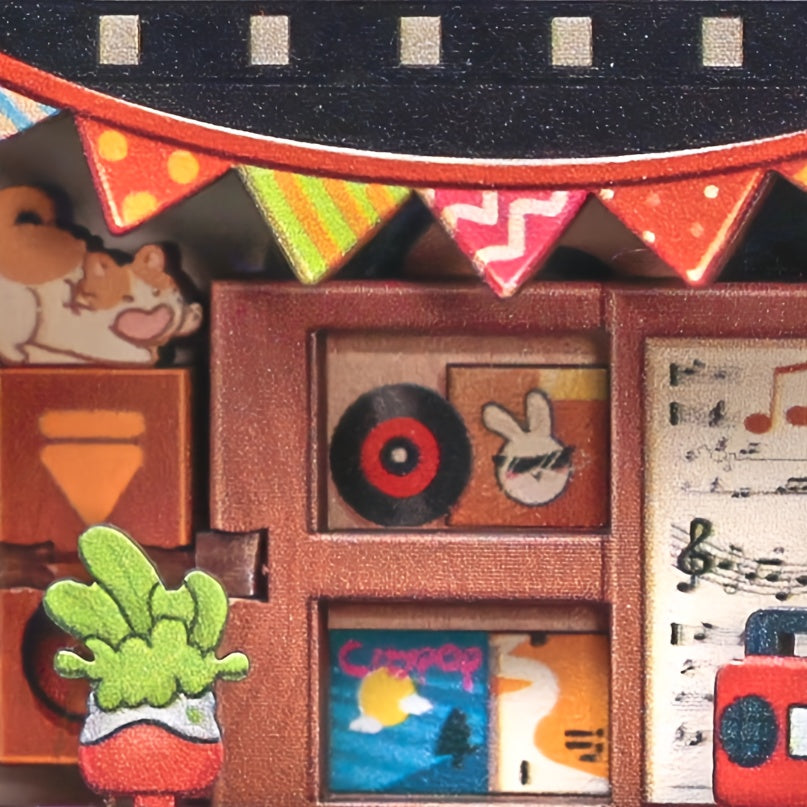 DIY Handcrafts decor-Record Store