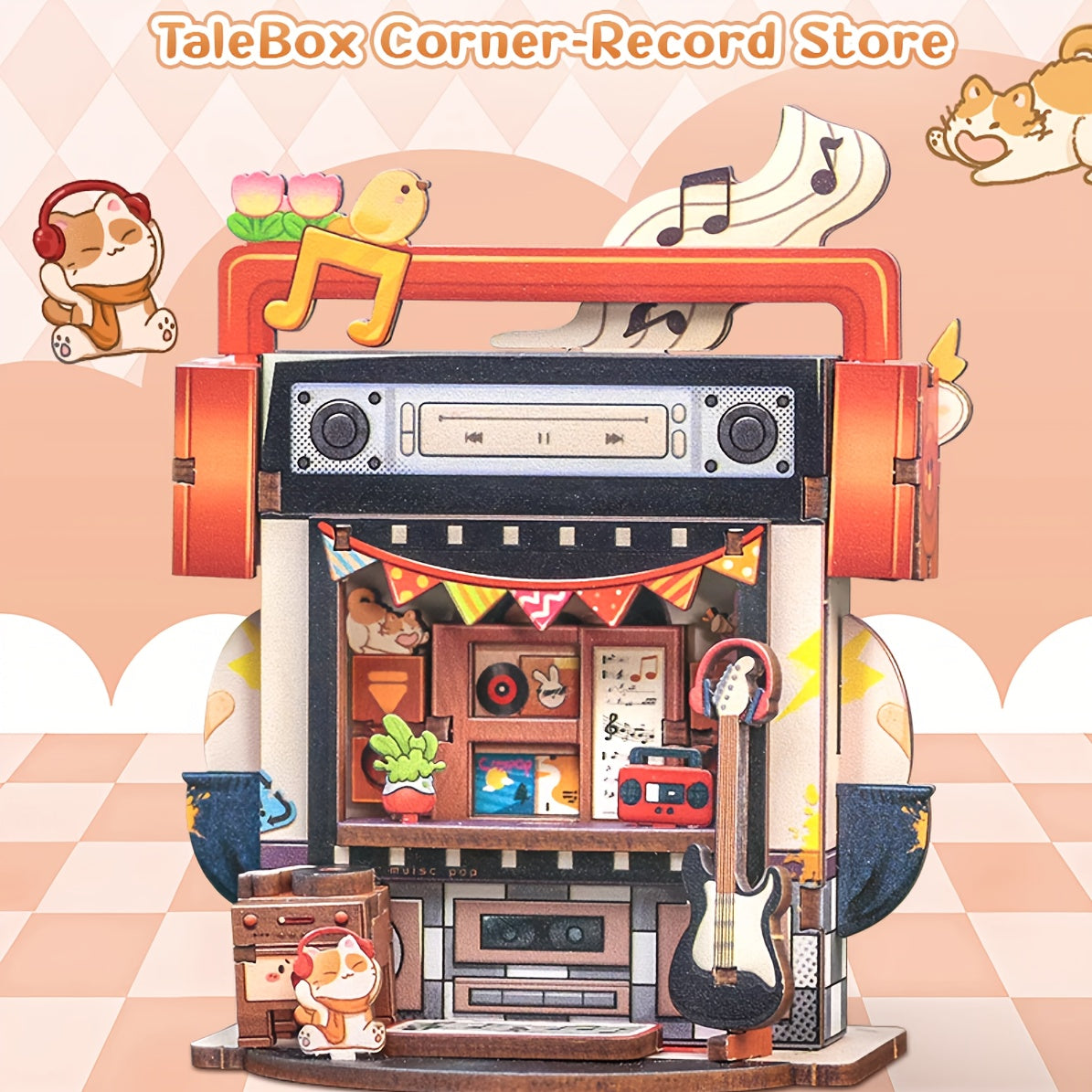 DIY Handcrafts decor-Record Store