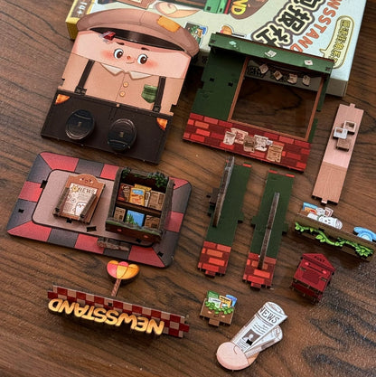 DIY Handcrafts decor-Newsstand